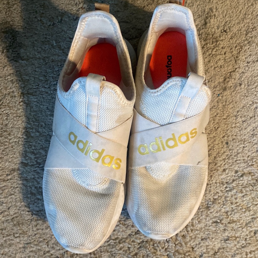 Cloud, foam, Adidas slip on running shoes